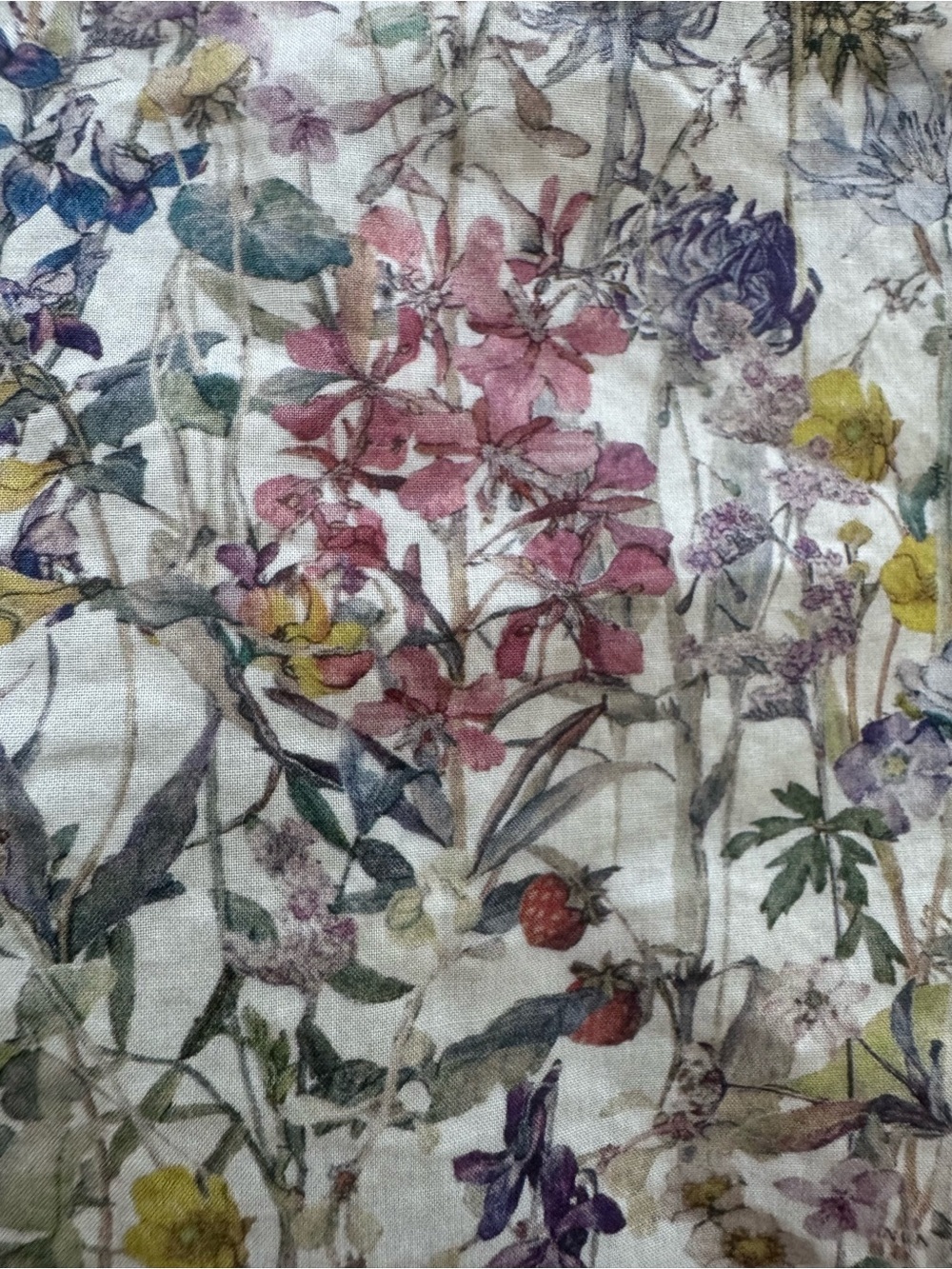 Rare Drake’s London Floral Button Front Shirt, Size 14